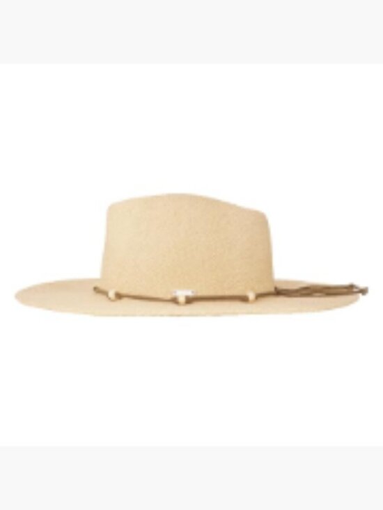 Wide-Brim Straw Sun Hat with Adjustable Band